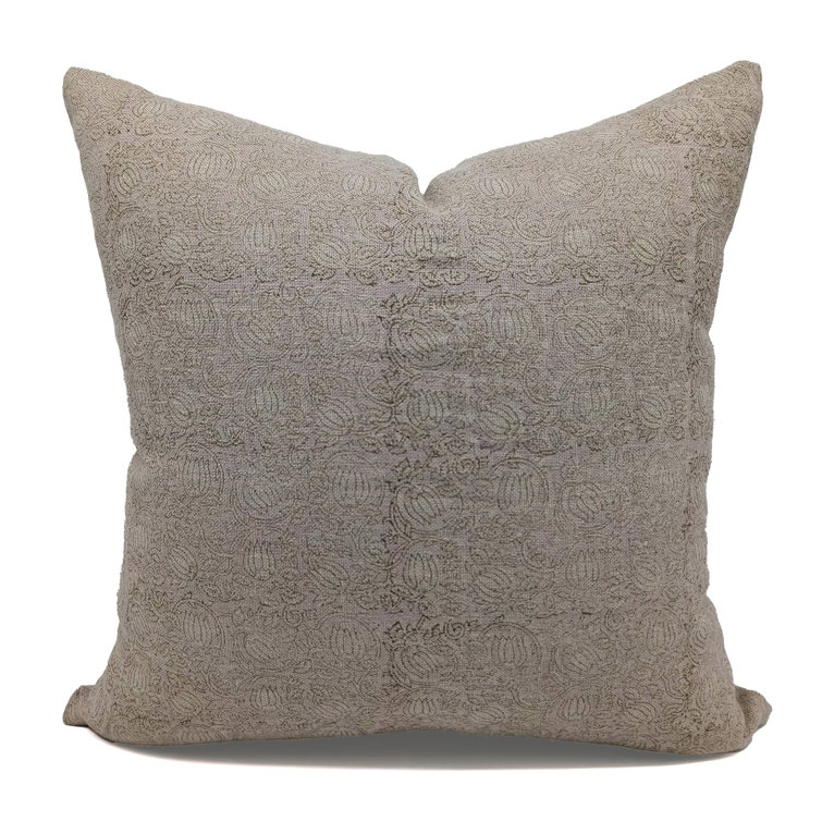 Organic Linen Lumbar Indoor Outdoor Pillow Cover